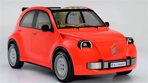 خودروی مفهومی برقی سیتروئن 2CV با طراحی الهام‌گرفته از ژیان کلاسیک در نمایشگاه خودرو پاریس ۲۰۲۶