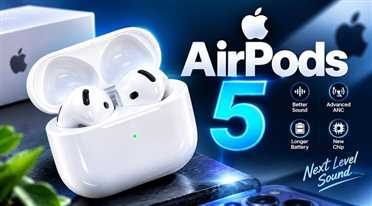 ایرپاد 5 اپل با قابلیت حذف نویز فعال