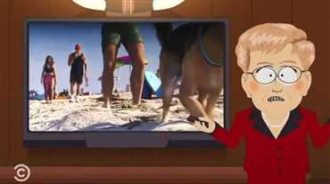 یسون در ساحل Vice City در صحنه نمایش‌داده‌شده از بازی GTA 6 در South Park.