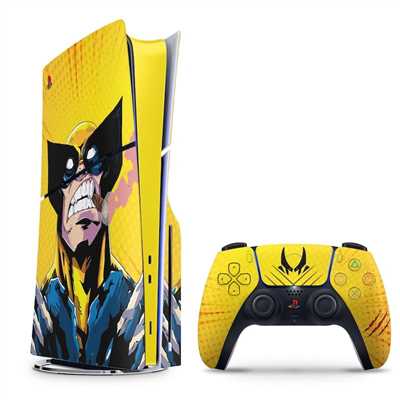 کنسول PS5 محدود Marvel’s Wolverine Battle Yellow همراه با کنترلر DualSense