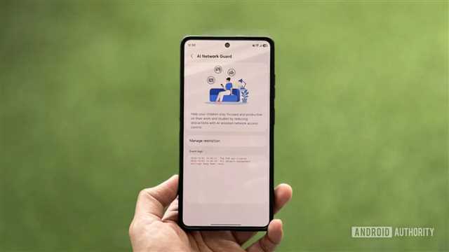 تنظیمات AI Network Guard برای محدودکردن دسترسی برنامه‌های گوشی گلکسی به اینترنت
